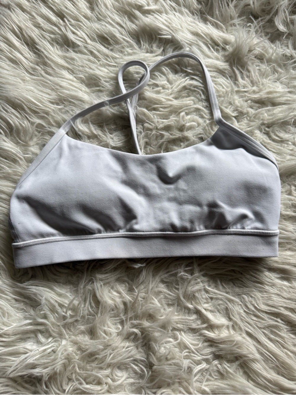 Lululemon White sports bra 6